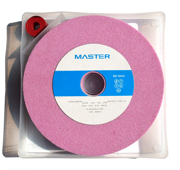 Master Grinding Wheel 200 x 20 x 31.75mm PA60 K8V - with storage box